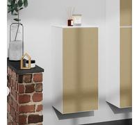 hansgrohe Xevolos E Armoire mi-haute, charnière de porte à droite, 400x360x890mm, 54215390, Couleur: corps blanc mat, façade bronze structuré