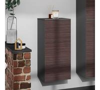 hansgrohe Xevolos E Armoire mi-haute, charniÃšre de porte Ã droite, 400x360x890mm, 5421, Couleur (avant/corps): Corps gris ardoise mat, faÃ§ade chÃªne foncÃ© - 54217730