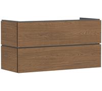 hansgrohe Xilesa E meuble sous-lavabo pour lavabos, 2 tiroirs, 1180x470x620mm, 54264550, Couleur: Chêne Cachemire