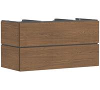 Hansgrohe Xilesa E armoire 118x55x62 cm sous-lavabo suspendu chêne 54303550