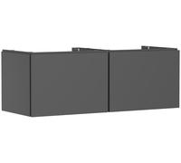 Hansgrohe Xilesa E armoire 137.5x55x50 cm sous-lavabo suspendu gris 54268760