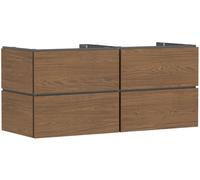 Hansgrohe Xilesa E armoire 137.5x55x62 cm sous-lavabo suspendu chêne 54306550