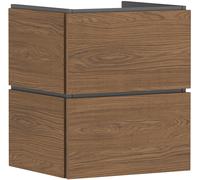 Hansgrohe Meuble pour lavabo encastrable Xilesa E 530x470x620 mm 2 tiroirs Chêne Cachemire 54252550