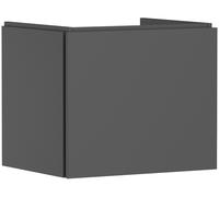 hansgrohe Xilesa E meuble sous-lavabo pour lavabos, 1 tiroir, 580x470x500mm, 54253760, Couleur: Gris ardoise mat