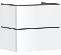 Meuble sous-vasque Hansgrohe Xilesa E 54295700 680x470mm, 2 tiroirs, pour lavabo, avec PushOpen, blanc mat