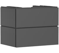 Hansgrohe Meuble sous-vasque Xilesa E 54299760 2 tiroirs sans PushOpen 780 x 550 mm gris ardoise mat