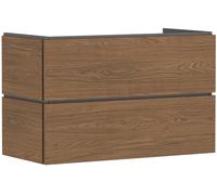 Hansgrohe Meuble sous-lavabo Xilesa E – 2 tiroirs PushOpen – 980×470×620 mm – Chêne Cachemire
