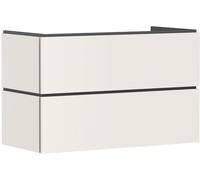 Hansgrohe Meuble sous-lavabo Xilesa E – 2 tiroirs PushOpen – 98×47×62 cm – Beige sable mat