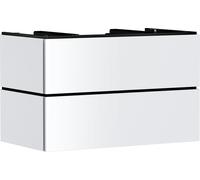 Hansgrohe Meuble sous-lavabo Xilesa E 2 tiroirs avec découpe centrale 980×550×620 mm Blanc mat