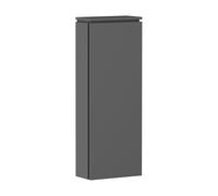hansgrohe Xilesa E Armoire mi-haute, 1 porte, charnières à droite, 400x200x1065mm, 54282760, Couleur: Gris ardoise mat