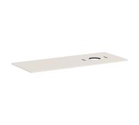 Plan de Toilette Hansgrohe Xilesa E 1375/550, percé à droite, pour vasque sans trou de robinet Beige sable mat 54279780