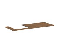 Plan de Toilette Hansgrohe Xilesa E 1375/550, percé à gauche, pour vasque à poser Chêne Cachemire 54272550