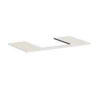 Plan de Toilette Hansgrohe Xilesa E 980/550, percé au centre, pour vasque à poser Beige sable mat 54270780