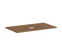 Plan de Toilette Hansgrohe Xilesa E 980/550, percé au centre, pour vasque sans trou de robinet Chêne Cachemire 54276550