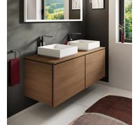 hansgrohe Xilesa E Meuble bas pour plan de toilette, 2 tiroirs, 54268550,