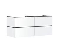 hansgrohe Xilesa E Meuble bas pour plan de toilette, 4 tiroirs, 54306700,