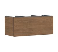 hansgrohe Xilesa E meuble sous-lavabo, 1 tiroir, pour console découpe au centre, 1180x550x500mm, 54267550, Couleur: Chêne Cachemire
