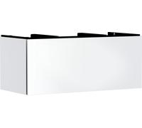 hansgrohe Xilesa E meuble sous-lavabo, 1 tiroir, pour console découpe au centre, 1180x550x500mm, 54267700, Couleur: Blanc mat