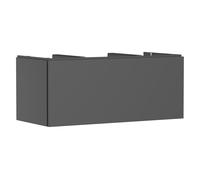 hansgrohe Xilesa E meuble sous-lavabo, 1 tiroir, pour console découpe au centre, 1180x550x500mm, 54267760, Couleur: Gris ardoise mat