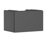 hansgrohe Xilesa E meuble sous-lavabo, 1 tiroir, pour console découpe au centre, 780x550x500mm, 54265760, Couleur: Gris ardoise mat