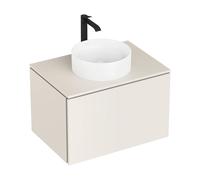 hansgrohe Xilesa E meuble sous-lavabo, 1 tiroir, pour console découpe au centre, 780x550x500mm, 54265780, Couleur: Beige sable mat