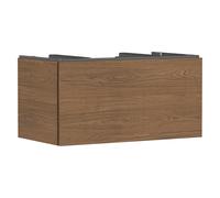 hansgrohe Xilesa E meuble sous-lavabo, 1 tiroir, pour console découpe au centre, 980x550x500mm, 54266550, Couleur: Chêne Cachemire