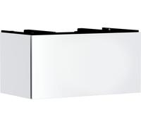 hansgrohe Xilesa E meuble sous-lavabo, 1 tiroir, pour console découpe au centre, 980x550x500mm, 54266700, Couleur: Blanc mat
