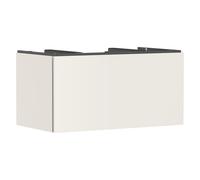 hansgrohe Xilesa E meuble sous-lavabo, 1 tiroir, pour console découpe au centre, 980x550x500mm, 54266780, Couleur: Beige sable mat