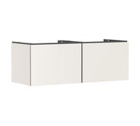 hansgrohe Xilesa E meuble sous-lavabo, 2 tiroirs, pour console découpe au centre, 1375x550x620mm, 54268780, Couleur: Beige sable mat