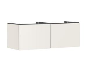 hansgrohe Xilesa E meuble sous-lavabo, 2 tiroirs, pour console découpe au centre, 1375x550x620mm, 54268780, Couleur: Beige sable mat