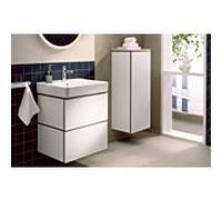 hansgrohe Xilesa E Meuble sous-lavabo 54293700 580 x 470 mm, avec 2 tiroirs Push-Open, Blanc Mat