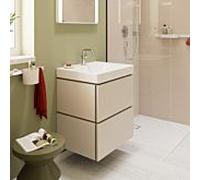 hansgrohe Xilesa E Meuble sous-lavabo 54293780 580 x 470 mm, avec 2 tiroirs Push-Open, sandbeige matt
