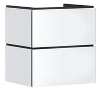 Hansgrohe Xilesa E Meuble sous-lavabo - 58×47 cm - 2 tiroirs - blanc mat 54254700