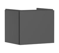 hansgrohe Xilesa E meuble sous-lavabo pour lavabos, 1 tiroir, 580x470x500mm, 54253760, Couleur: Gris ardoise mat