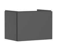 hansgrohe Xilesa E meuble sous-lavabo pour lavabos, 1 tiroir, 680x470x500mm, 54257760, Couleur: Gris ardoise mat