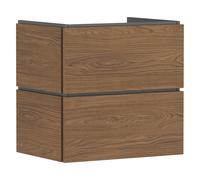 Meuble Pour Lavabo Encastrable Hansgrohe Xilesa E 630/470, 2 tiroirs Chêne Cachemire 54256550