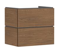 Meuble Pour Lavabo Encastrable Hansgrohe Xilesa E 680/470, 2 tiroirs Chêne Cachemire 54258550