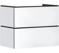 hansgrohe Xilesa E meuble sous-lavabo pour lavabos, 2 tiroirs, 780x470x620mm, 54260700, Couleur: Blanc mat