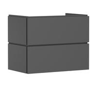 Meuble sous-vasque Hansgrohe Xilesa E 54260760 780x470mm, 2 tiroirs, gris ardoise mat