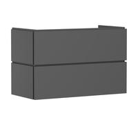 Meuble Pour Lavabo Encastrable Hansgrohe Xilesa E 980/470, 2 tiroirs Gris ardoise mat 54262760