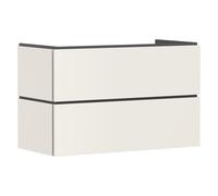 Meuble Pour Lavabo Encastrable Hansgrohe Xilesa E 980/470, 2 tiroirs Beige sable mat 54262780