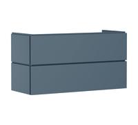 hansgrohe Xilesa E Meuble sous-lavabo pour lavabos, 2 tiroirs PushOpen, 1180x470x620mm, 54298760, Couleur: Gris ardoise mat