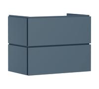 hansgrohe Xilesa E Meuble sous-lavabo pour lavabos, 2 tiroirs PushOpen, 780x470x620mm, 54296760, Couleur: Gris ardoise mat