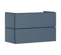 hansgrohe Xilesa E Meuble sous-lavabo pour lavabos, 2 tiroirs PushOpen, 980x470x620mm, 54297760, Couleur: Gris ardoise mat