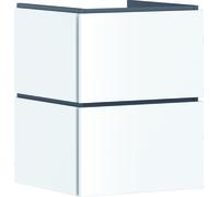 hansgrohe Xilesa E Meuble sous-lavabo pour lave-mains, 2 tiroirs PushOpen, 480x470x620mm, 54291700, Couleur: Blanc mat