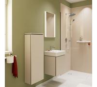 hansgrohe Xilesa E Armoire mi-haute, 1 porte, charnières à gauche, 400x200x1065mm, 54281780, Couleur: Beige sable mat