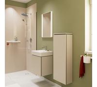 Meuble Suspendu Hansgrohe Xilesa E 400/200, charnière de porte droite Beige sable mat 54282780