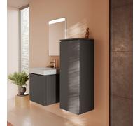 Meuble Suspendu Hansgrohe Xilesa E 400/350, charnière de porte droite Gris ardoise mat 54284760