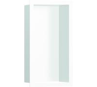 hansgrohe XtraStoris Individual Niche murale blanc mat avec cadre design 300x150x100 mm, 56096700, Couleur: blanc mat