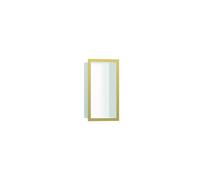 hansgrohe XtraStoris Individual Niche murale blanc mat avec cadre design 300x150x100 mm, 56096990, Couleur: Optique en or poli